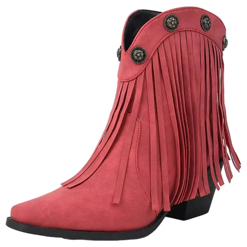 Rote Westernstiefel